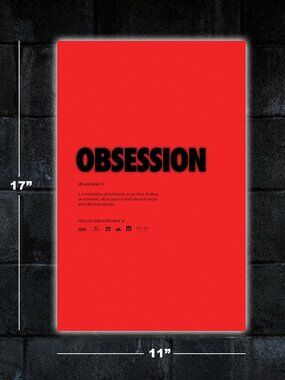 Obsession horror movie poster - 11x17 wall art print merch gift blumhouse